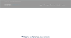 Desktop Screenshot of forensicassessment.co.uk