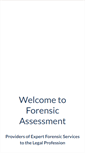 Mobile Screenshot of forensicassessment.co.uk